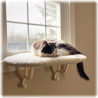 KYH PET PRODUCTS KITTY SILL WINDOW SILL CAT PERCH, CAT WINDOW PERCH